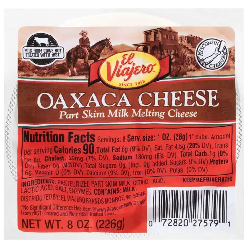 El Viajero Oaxaca Cheese, 8 Oz (226 G) | Nino Salvaggio St. Clair