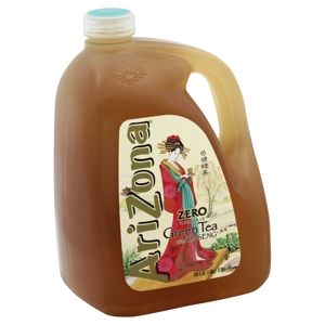 Arizona Green Tea, Zero Calorie, with Ginseng, 128 fl oz (1 gl) 3.78 lt