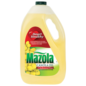 Mazola Canola Oil, Cholesterol Free, one gallon (128 fl oz) 3.78 l