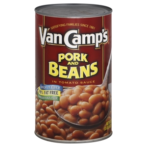Van Camp's Pork and Beans, In Tomato Sauce, 53 oz (3 lb 5 oz) 1.5kg