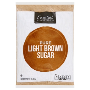 Essential Everyday Sugar, Light Brown, Pure, 32 oz (2 lb) 907 g
