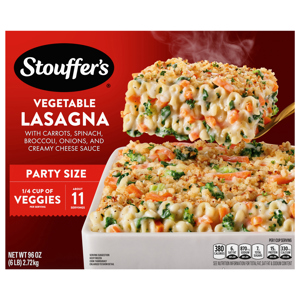 Stouffer's Vegetable Lasagna Party Size, 96 oz (6 lb) 2.72 kg