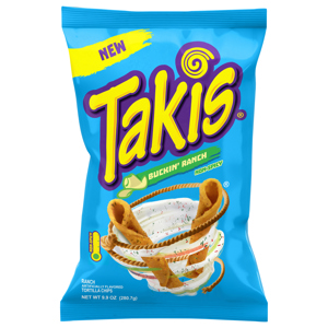 Takis Tortilla Chips, Buckin' Ranch, Non-Spicy, 9.9 oz (280.7 g)