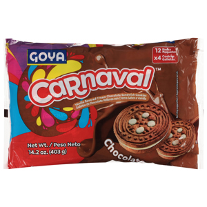 Goya Sandwich Cookies, Chocolate, 12 Pack, 12 - 4 cookie packs [14.2 oz (403 g)]
