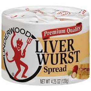 Underwood Spread, Liver Wurst, 4.25 oz (120 g)