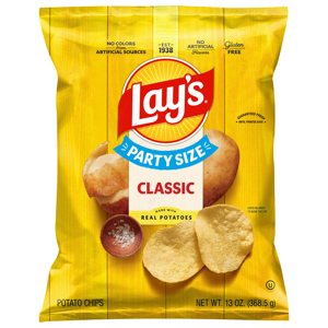 Lay's Classic Potato Chips Party Size, 13 oz (368.5 g)