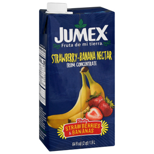 Jumex Nectar, Strawberry-Banana, 64 fl oz (2 qt) 1.9 L