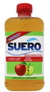 Repone Electrolyte Solution, with Zinc, Apple, 1 l (33.8 fl oz)