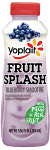 Yoplait Fruit Splash Yogurt, Blueberry, 9.56 fl oz (307 g)