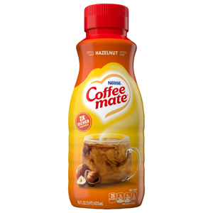 Coffee-Mate Creamer, Non-Dairy, Hazelnut, 16 fl oz (1 pt) 473 ml