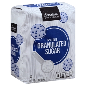 Essential Everyday Sugar, Granulated, Pure, 4 lb (1.81 kg)