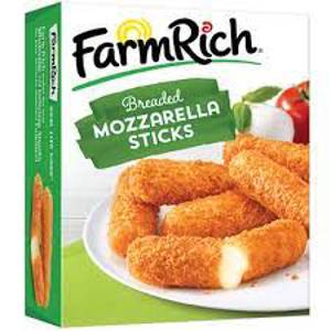 Farm Rich Mozzarella Sticks, Breaded, 22 oz (1 lb 6 oz) 623 g