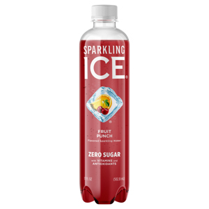 Sparkling Ice Zero Sugar Fruit Punch Sparkling Water, 17 fl oz (502.8 ml)