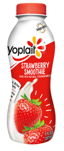 Yoplait Smoothie Yogurt, Strawberry, 7 fl oz (207 ml)