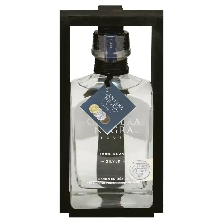 Cantera Negra Tequila, Silver, 100% Agave, 750 Ml | Handy Market
