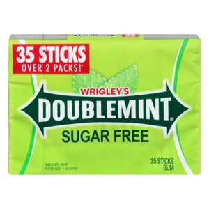 Doublemint Gum, Sugarfree, 35 sticks gum