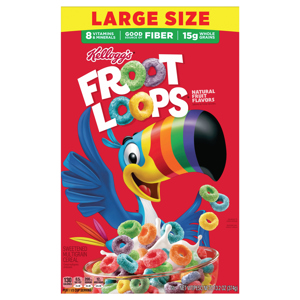 Froot Loops Cereal Large Size, 13.2 oz (374 g)
