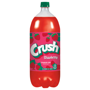 Crush Soda, Strawberry, 2 liters (2.1 qt)