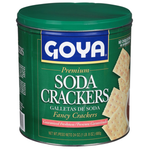 Goya Soda Crackers, Premium, Fancy, 24 oz (1 lb 8 oz) 680 g