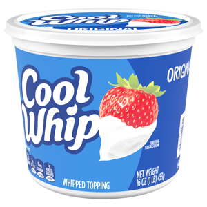 Cool Whip Original Whipped Topping, 16 oz (1 lb) 453 g
