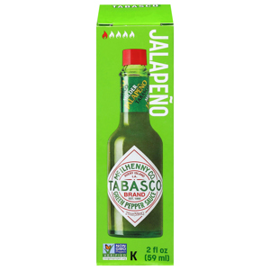 Tabasco Jalapeno Green Pepper Sauce, 2 fl oz (69 ml)