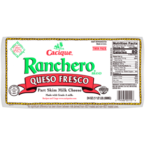 Cacique Cheese, Queso Fresco, Part Skim Milk, Twin Pack, 32 oz (2 lb) 907 g