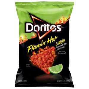 Doritos Tortilla Chips, Flamin' Hot Limon Flavored, 9.25 oz (262.2 g)