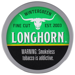 longhorn long cut wintergreen tobacco My Products – Canyon Lake