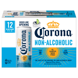 Corona Non-Alcoholic Malt Beverage, 12 - 12 fl oz cans