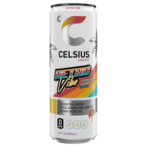 Celsius Retro Vibe Energy Drink, 12 fl oz (355 ml)