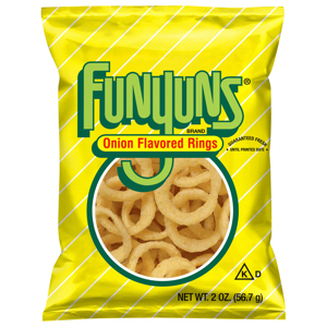 Funyuns Rings, Onion Flavored, 2 oz (56.7 g)