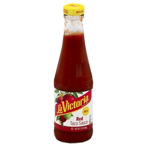 La Victoria Taco Sauce, Red, Med, 12 oz (340 g)