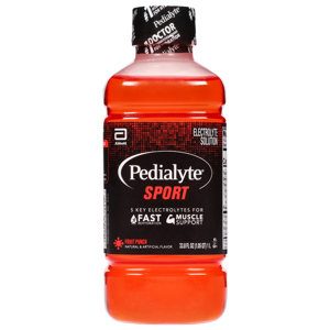 Pedialyte Electrolyte Solution, Fruit Punch, 33.8 fl oz (1.05 qt) 1 l