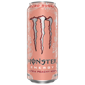 Monster Ultra Peachy Keen Energy Drink, 16 fl oz (473 ml)