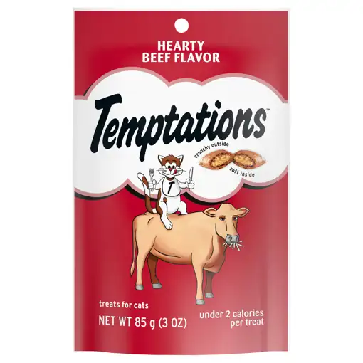 Temptations Hearty Beef Flavor Cat Treats Temptations Hearty Beef Flavor Cat Treats