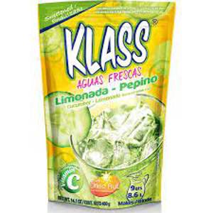 Klass Cucumber Lemonade Drink Mix, 14.1 oz (400 g)