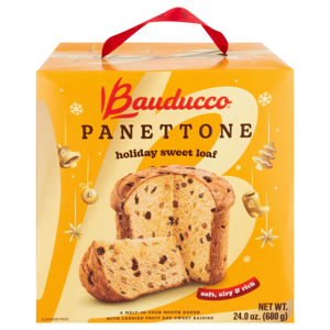 Bauducco Panettone Holiday Sweet Loaf, 24.0 oz (680 g)