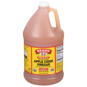 Bragg Apple Cider Vinegar, Organic, Raw-Unfiltered, 128 fl oz (1 gal) 3.79 l