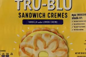 Tru Blu Lemon Creme Sandwich Cookies, 20 oz