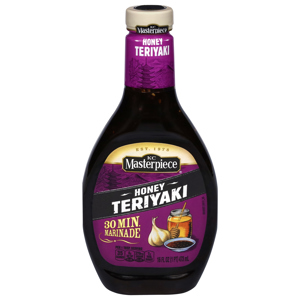 KC Masterpiece Honey Teriyaki Marinade, 16 fl oz (1 pt) 473 ml