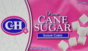 C&H Premium Pure Cane Sugar Cubes, 252 cubes [32 oz (2 lb) 907 g]