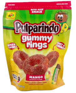 Pulparindo Gummy Ring 9z Mango