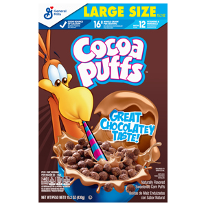 Cocoa Puffs Corn Puffs Large Size, 15.2 oz (430 g)