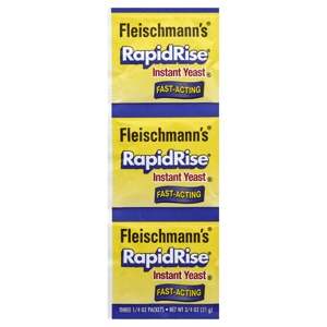 Fleischmann's Instant Yeast, Fast-Acting, 3 - 0.25 oz packets [0.75 oz (21 g)]