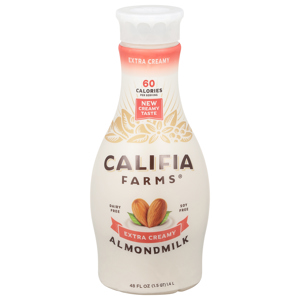 CALIFIA FARMS ALMONDMILK, EXTRA CREAMY, 48 FL OZ (1.5 QT) 1.4 L