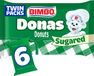 Bimbo Sugared Sugar Donuts, 6 twin packs, 11.1 oz