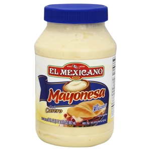 El Mexicano Mayonnaise, Real, 30 fl oz (1 pt 14 fl oz) 887 ml