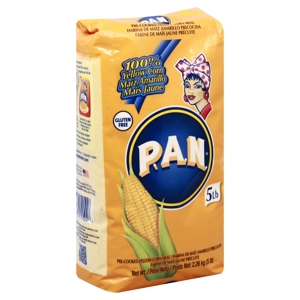 PAN Corn Meal, Yellow, Pre-Cooked, 2.26 kg (5 lb)