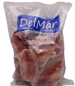 Delmar Tilapia Fillet 5lb Bg