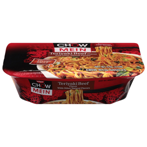 Nissin Chow Mein Noodles, Teriyaki Beef Flavor, Restaurant Style, 4 oz (113 g)